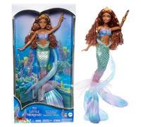 Disney The Little Mermaid Deluxe Ariel Doll Tail Hair Jewelry Beads & Doll Stand
