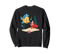 Disney The Little Mermaid Flounder and Sebastian Sweatshirt