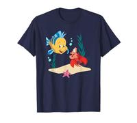 Disney The Little Mermaid Flounder and Sebastian T-Shirt