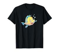 Disney The Little Mermaid Flounder Bubbles T-Shirt