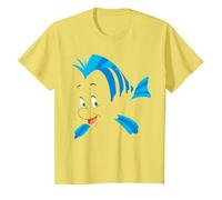 Disney The Little Mermaid Flounder Costume T-Shirt, Youth, Lemon Yellow, Medium