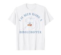 Disney The Little Mermaid Scuttle Using A Dinglehopper T-Shirt, Men, White, 6X-Large