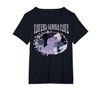 Disney The Little Mermaid Ursula Haters Gonna Hate T-Shirt, Women's Plus, Black, 2X