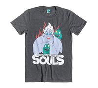 Disney The Little Mermaid Ursula Poor Unfortunate Souls Charcoal Marl T Shirt