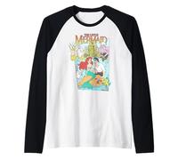 Disney The Little Mermaid Vintage Cover Raglan Baseball Tee