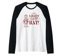 Disney The Muppet Christmas Carol Light the Lamp Not the Rat Raglan Baseball Tee