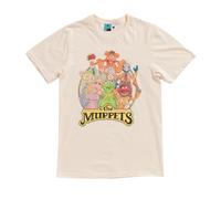 Disney The Muppet Show Gang Natural T Shirt White