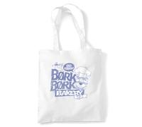 Disney The Muppets Bork Bakery Swedish Chef Grocery Travel Reusable Tote Bag In White White