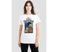 Muppets Disney The Christmas Carol Kermit Ladies T-Shirt, White, Small