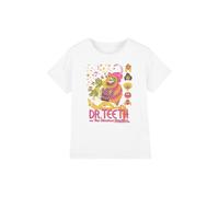 Muppets Disney The Dr Teeth 70'S Poster Kids T-Shirt, White, 5-6Y