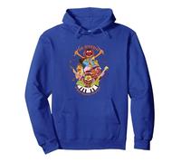 Disney The Muppets Dr Teeth & Electric Mayhem Keyboard Band Pullover Hoodie, Adult Unisex, Royal Blue, X-Large