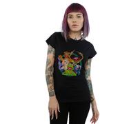 Disney The Muppets Group Circle Cotton T-Shirt In Black Black S