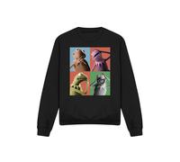 Disney The Muppets Kermit The Frog Poses Sweatshirt, Black Black