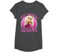 Disney The Muppets Miss Piggy Why Exercise Accessorize T-Shirt, Girls, Dark Heather Grey, Medium