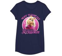 Disney The Muppets Miss Piggy Why Exercise Accessorize T-Shirt, Girls, Navy Blue, Small