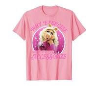 Disney The Muppets Miss Piggy Why Exercise Accessorize T-Shirt, Men, Pink, 3X-Large