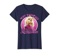 Disney The Muppets Miss Piggy Why Exercise Accessorize T-Shirt, Women, Navy Blue, Medium