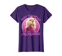 Disney The Muppets Miss Piggy Why Exercise Accessorize T-Shirt, Women, Purple, Medium