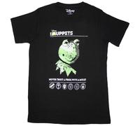 Disney The Muppets Never Trust A Frog T-Shirt in Black | Size: Large Disney Black L