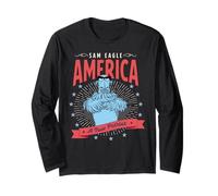 Disney The Muppets Sam Eagle America A True Patriot USA Long Sleeve T-Shirt