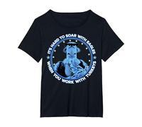 Disney The Muppets Sam Eagle When You Work With Turkeys T-Shirt, Women's Plus, Black, 5X