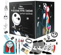 Disney The Nightmare Before Christmas Advent Calendar 2024 Women Teens, Countdown Calendar with Stationery (Black/Multi)