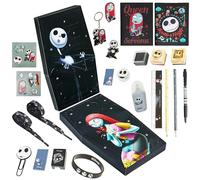 Disney The Nightmare Before Christmas Advent Calendar 2025 Stationery and Accessories Christmas Countdown Calendar with Keyring Pen Stamps (Black)