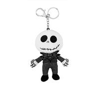Disney The Nightmare Before Christmas Black and White Plush Keychain GH00273RL