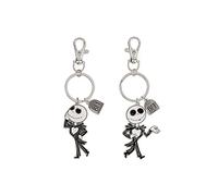 Disney Keyring Set - The Nightmare Before Christmas BFF - Black, White and Silver