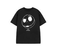 Disney The Nightmare Before Christmas Boys Black Kids Jack Short Sleeved T-Shirt - 9-10 Years