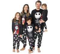 Disney The Nightmare Before Christmas Boys Pyjamas | Jack Skellington Sally Halloween Festive Long Sleeve Long Leg PJs Set | Matching Pajama Nightwear for Kids