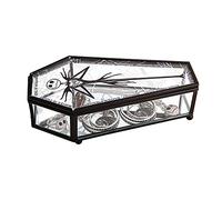 Disney The Nightmare Before Christmas Jack Skellington Coffin-Shaped Jewelry Box - Glass Jewelry Storage