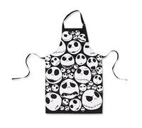 Disney The Nightmare Before Christmas Jack Skellington Faces Cooking Apron For Kitchen, Baking, BBQ