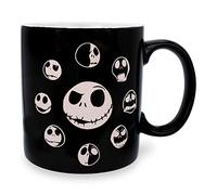Disney The Nightmare Before Christmas Jack Skellington Moon Phases Ceramic Mug | Large 20-Ounce Coffee Cup for Espresso, Tea