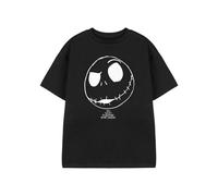 Disney The Nightmare Before Christmas Kids Jack Short Sleeved T-Shirt in Black | Size: 3-4 Years Disney Black 3-4 Years