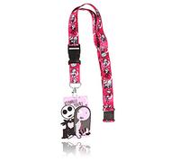 Disney The Nightmare Before Christmas Lanyard for ID Badges - Eternally Yours Jack and Sally Lanyards - Breakaway Lanyards for ID Badges
