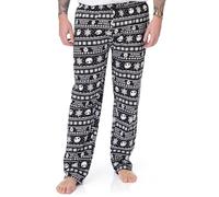 Disney The Nightmare Before Christmas Loungepants | Black Jack Skellington Pyjama Trousers for Adults | Soft Sleepwear Bottoms | Cosy Nightwear | Halloween Themed Apparel - Small