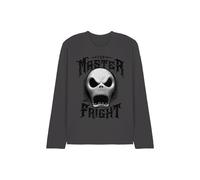 Disney The Nightmare Before Christmas Master Of Fright Scream Long Sleeve T-Shirt, Charcoal in Grey | Size: 2XL Disney Grey 2XL