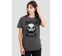 Disney Women's The Nightmare Before Christmas Master Of Fright Scream T-Shirt, Charcoal in Grey | Size: Medium Disney Grey M