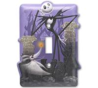 Disney The Nightmare Before Christmas Metal Light Switch Plate - Jack Skellington Switch Plate Decoration for Home
