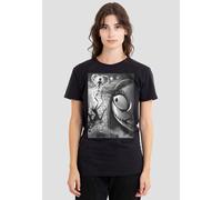 Disney The Nightmare Before Christmas Sally Close Up T-Shirt, Black Black XXL