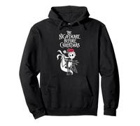 Disney The Nightmare Before Christmas Skellington and Zero Pullover Hoodie