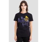 Disney The Nightmare Before Christmas The Pumpkin King Text T-Shirt, Black Black