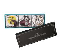 Disney The Nightmare Before Christmas Multicoloured Ceramic Gift 3 piece Boxed Trinket Tray Set VC700381L