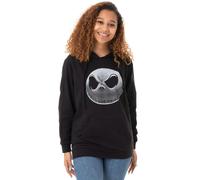 Disney The Nightmare Before Christmas Womens Black Jack Skellington Christmas Jumper - Large