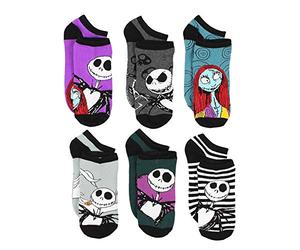 Disney The Nightmare Before Christmas Womens Multi Pack Socks (Teen/Adult), Purple, 9-11
