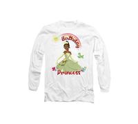 Disney The Princess And The Frog Birthday Princess With Tiana Long Sleeve T-Shirt, White White L