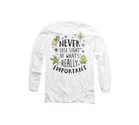 Disney The Princess & The Frog Never Lose Sight Long Sleeve T-Shirt, White | Size: XL Disney White XL
