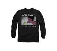 Disney The Princess & The Frog Tiana A Risk Worth Taking Long Sleeve T-Shirt, Black | Size: XL Disney Black XL
