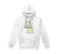 Disney The Princess And The Frog Tiana Does Not Kiss Frogs Unisex Hoodie White White XXL